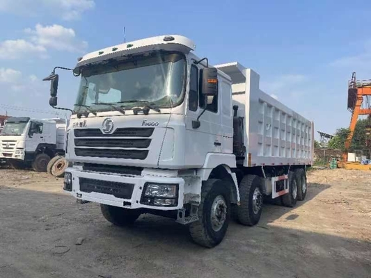 Kullanılmış SHACMAN F3000 8X4 6X4 Ağır Çöp Kamyonu 12 Lastik 400HP Çöpçü