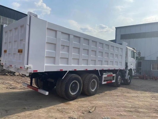 Kullanılmış SHACMAN F3000 8X4 6X4 Ağır Çöp Kamyonu 12 Lastik 400HP Çöpçü