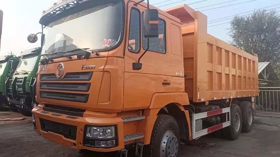 Kullanılmış SHACMAN F3000 8X4 6X4 Ağır Çöp Kamyonu 12 Lastik 400HP Çöpçü