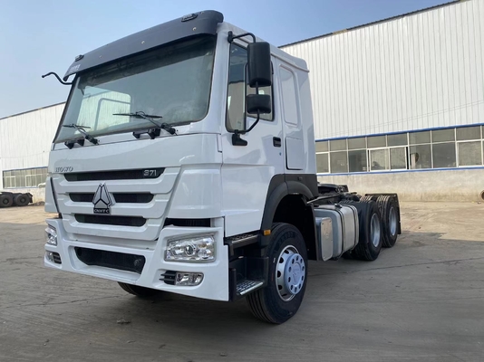 Kullanılmış Sinotruk Howo 371hp kamyon traktör römork başı 6x4 Satılık