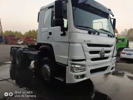 Kullanılmış Sinotruk Howo 371hp kamyon traktör römork başı 6x4 Satılık