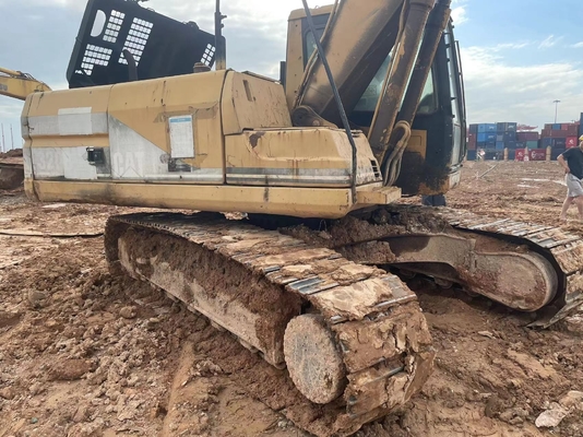 Orijinal Japonya Cat 320b ikinci el kazıcı, Caterpillar kullanılmış ray kazıcı 20 ton