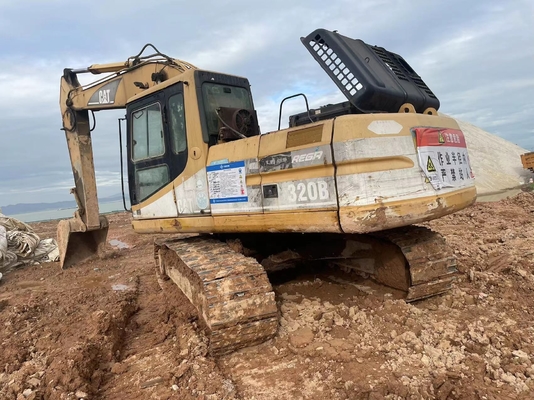 Orijinal Japonya Cat 320b ikinci el kazıcı, Caterpillar kullanılmış ray kazıcı 20 ton