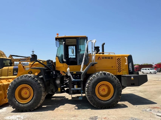 Kullanılmış SDLG LG956L 2.5-4.5 m3 kova kapasitesi ile ikinci el ön uç tekerlekli yükleyici