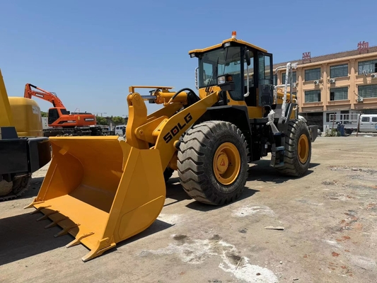 Kullanılmış SDLG LG956L 2.5-4.5 m3 kova kapasitesi ile ikinci el ön uç tekerlekli yükleyici