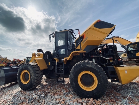 5 ton kullanılmış Liugong CLG856H tekerlekli yükleyici ikinci el 3cbm kova yükleyici
