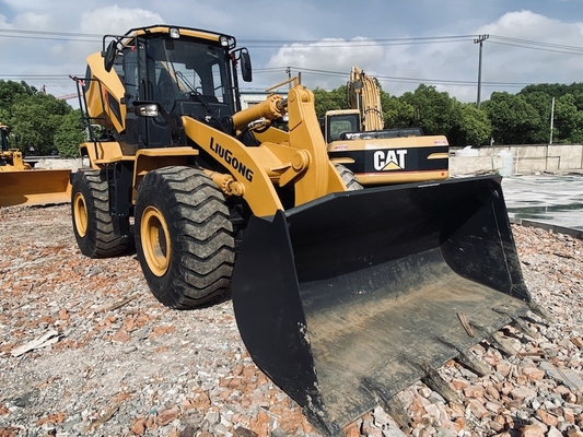 5 ton kullanılmış Liugong CLG856H tekerlekli yükleyici ikinci el 3cbm kova yükleyici