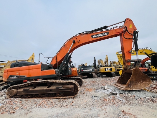 42 ton orijinal kullanılmış Doosan DX420LC-9C 2 m3 kova kapasitesi ile sürünen kazıcı ikinci el kazıcı