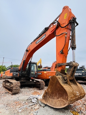 42 ton orijinal kullanılmış Doosan DX420LC-9C 2 m3 kova kapasitesi ile sürünen kazıcı ikinci el kazıcı
