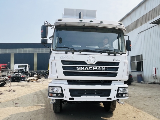 Kullanılmış SHACMAN F3000 6X4 Ağır Çöp Kamyonu 10 Lastik 300HP Çöpçütü