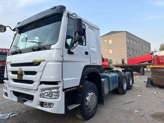 Kullanılmış Sinotruk Howo 371hp kamyon traktör römork başı 6x4 Satılık