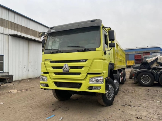 Kullanılmış HOWO SINOTRUK Çöp Kamyonu 8x4 İkinci el HOWO 375 HP Çöp Kamyonu Satılık