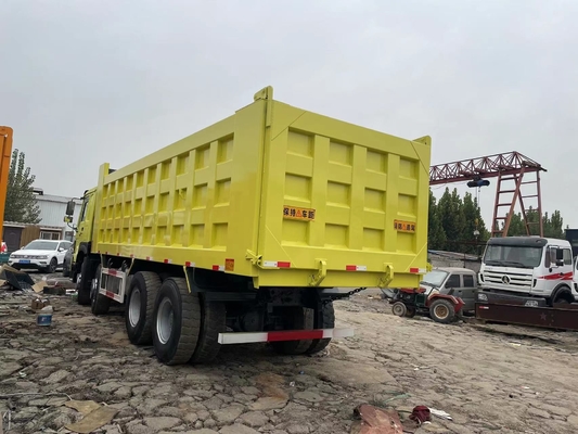Kullanılmış HOWO SINOTRUK Çöp Kamyonu 8x4 İkinci el HOWO 375 HP Çöp Kamyonu Satılık