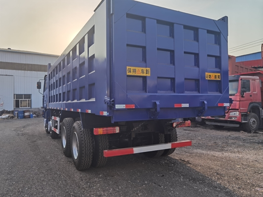 Kullanılmış SHACMAN F3000 8X4 Ağır Çöp Kamyonu 10 Lastik İkinci El 380 HP Tipper Kamyon
