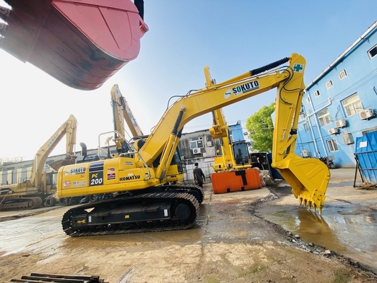 20 Ton Asıl Japonya İkinci El Komatsu PC200-8 Sıkıştırıcı Ekskavatörü Satışta