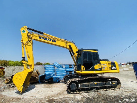 22 ton orijinal Japon ikinci el Komatsu PC220-7 sürünen kazıcı satılık