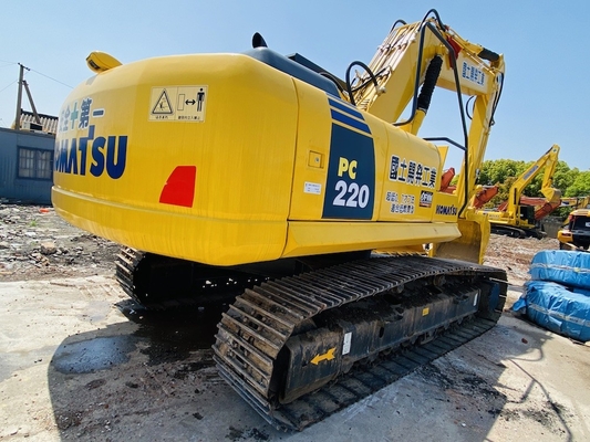 22 ton orijinal Japon ikinci el Komatsu PC220-7 sürünen kazıcı satılık