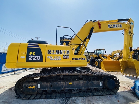 22 ton orijinal Japon ikinci el Komatsu PC220-7 sürünen kazıcı satılık