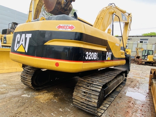 Orijinal Japonya Cat 320b ikinci el kazıcı, Caterpillar kullanılmış ray kazıcı 20 ton