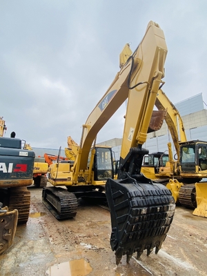 Orijinal Japonya Cat 320b ikinci el kazıcı, Caterpillar kullanılmış ray kazıcı 20 ton