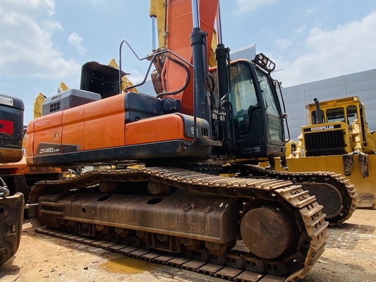 49 ton orijinal kullanılmış Doosan DX490LC-9C sürünen kazıcı 2.72 m3 kova kapasitesi ile ikinci el