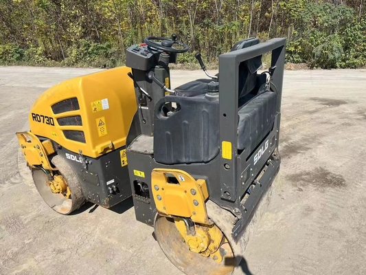 3 ton titreşimli ikinci el yol ruloları, kullanılmış SDLG RD730 ağır ekipman için titreşimli rulo sıkıştırıcı