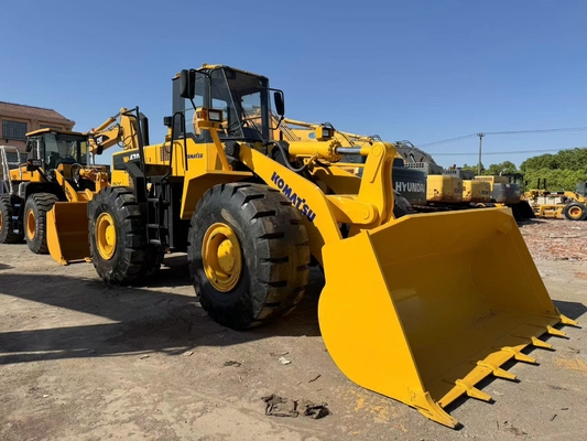 İkinci El Komatsu WA470-3 Tekerlekli Yükleyici Kullanılmış Ön Yol Yükleyici 3.9 M 3