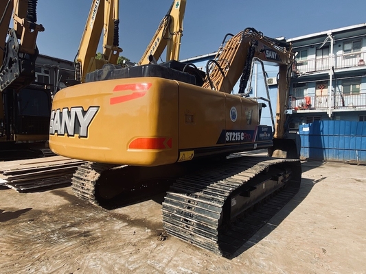 21 Ton Kullanılmış Sany SY215C Hidrolik Kazı Makinesi 1.1 M3 Kov Kapasitesiyle İkinci El Kazı Makinesi
