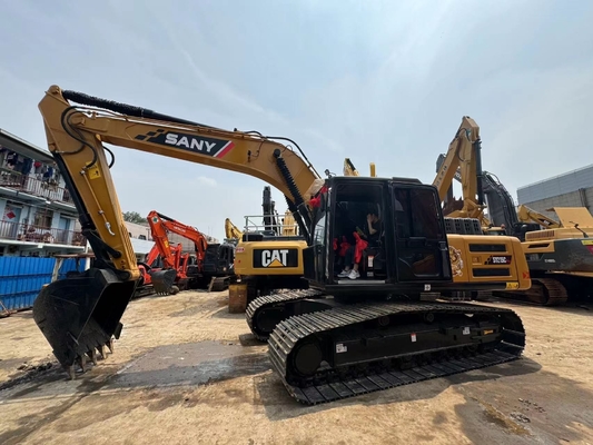 21 Ton Kullanılmış Sany SY215C Hidrolik Kazı Makinesi 1.1 M3 Kov Kapasitesiyle İkinci El Kazı Makinesi