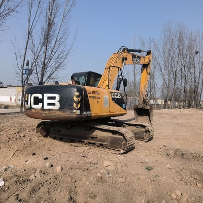 22 ton ikinci el JCB JS220LC sürünen kazıcı kullanılmış 129 KW motor gücü ve 1 M3 kova kapasitesi