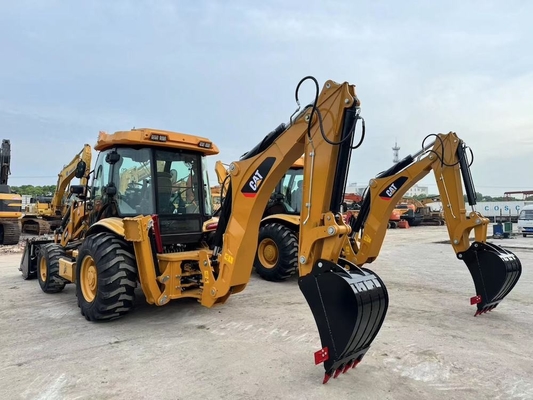 Kullanılmış CAT Caterpillar 420F Backhoe Yükleyici Hidrolik Makine İkinci El CAT Backhoe Kazıcısı