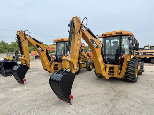 Kullanılmış CAT Caterpillar 420F Backhoe Yükleyici Hidrolik Makine İkinci El CAT Backhoe Kazıcısı