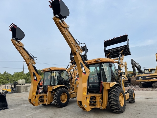 Kullanılmış CAT Caterpillar 420F Backhoe Yükleyici Hidrolik Makine İkinci El CAT Backhoe Kazıcısı