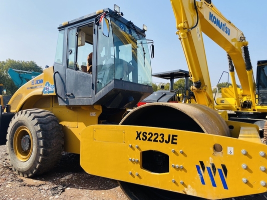 22 Ton Kullanılmış XCMG XS223JE Tekerlekli Yol Roleri İkinci El titreşimli Roller