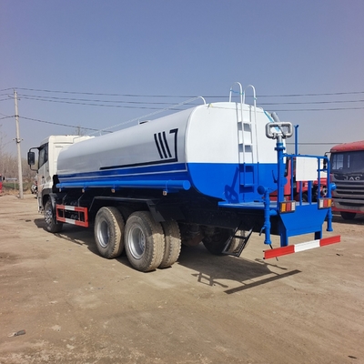 20 m3 245hp ikinci el Kinland Dongfeng 6x4 Sprinkler Su Tankı Kamyonu Kullanılmış Su Tankı Kamyonu