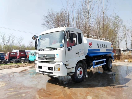15CBM 185hp İkinci El Kinland Dongfeng Sprinkler Su Tankı Kamyonu Satılık Kullanılmış Su Tankı Kamyonu