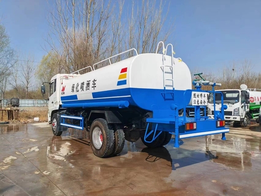 15CBM 185hp İkinci El Kinland Dongfeng Sprinkler Su Tankı Kamyonu Satılık Kullanılmış Su Tankı Kamyonu