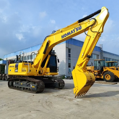 20 Ton orijinal Japonya Kullanılmış Komatsu PC200-8 hidrolik sürünen kazıcı
