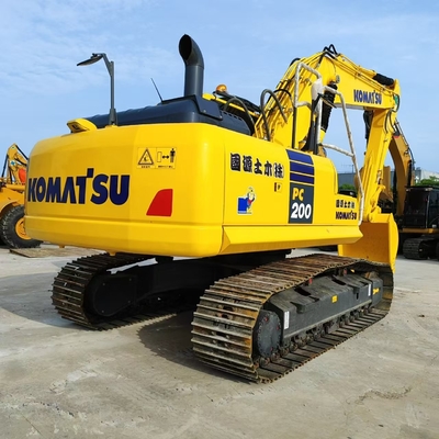 20 Ton orijinal Japonya Kullanılmış Komatsu PC200-8 hidrolik sürünen kazıcı