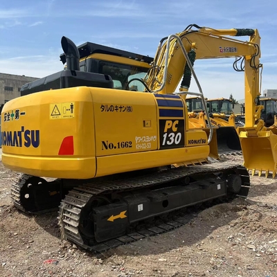 Japon yapımı orijinal kullanılmış Komatsu PC130-7 kazıcı ikinci el sürünen kazıcı satılıyor
