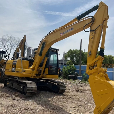 Japon yapımı orijinal kullanılmış Komatsu PC130-7 kazıcı ikinci el sürünen kazıcı satılıyor