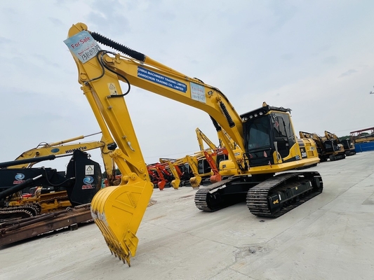 PC200-8 20 Ton Kullanılmış Backhoe Crawler Hidrolik Kazı Makinesi Asıl Japonya