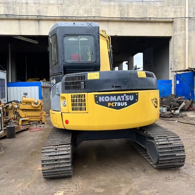 7 Ton Kullanılmış Komatsu PC78US Ekskavatör İkinci El Komatsu Crawler Excavator İnşaat Makineleri