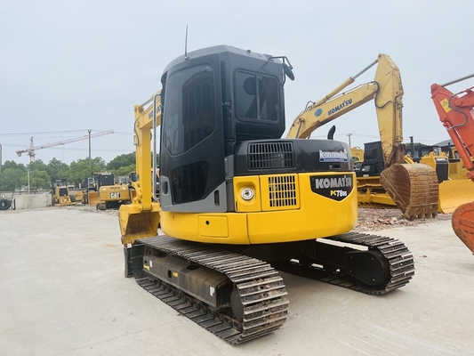 Orijinal Kullanılmış Komatsu PC78US Crawler Excavator İkinci El 7 Ton Mini Excavator İnşaat Makineleri