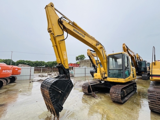 12 Ton Japonya Yapımı Kullanılmış Komatsu PC120-6 Ekskavatör İkinci El Komatsu Hidrolik Sürünen Kazıcı