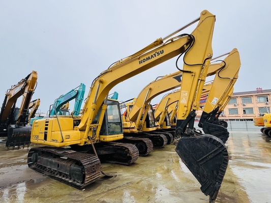 12 Ton Japonya Yapımı Kullanılmış Komatsu PC120-6 Ekskavatör İkinci El Komatsu Hidrolik Sürünen Kazıcı