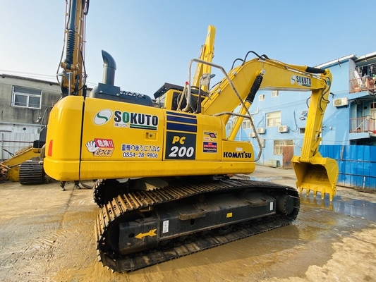 Japon orijinal kullanılmış Komatsu Pc200-8 ekskavatörü % 80 yeni iyi durumda