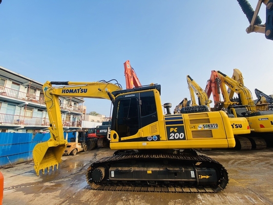 Japon orijinal kullanılmış Komatsu Pc200-8 ekskavatörü % 80 yeni iyi durumda