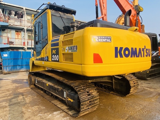 Japon orijinal kullanılmış Komatsu Pc200-8 ekskavatörü % 80 yeni iyi durumda