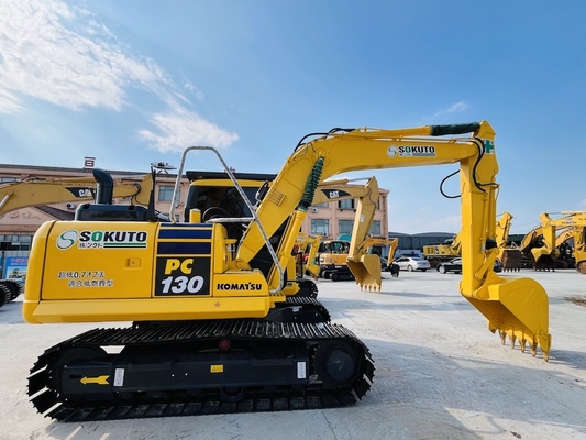Komatsu SAA4D95LE-3 Motoru ile Mini İkinci El Komatsu PC130-7 Sürünen Kazıcı